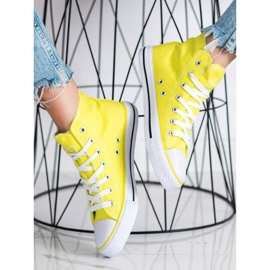 New Age Tied High Sneakers gul 1