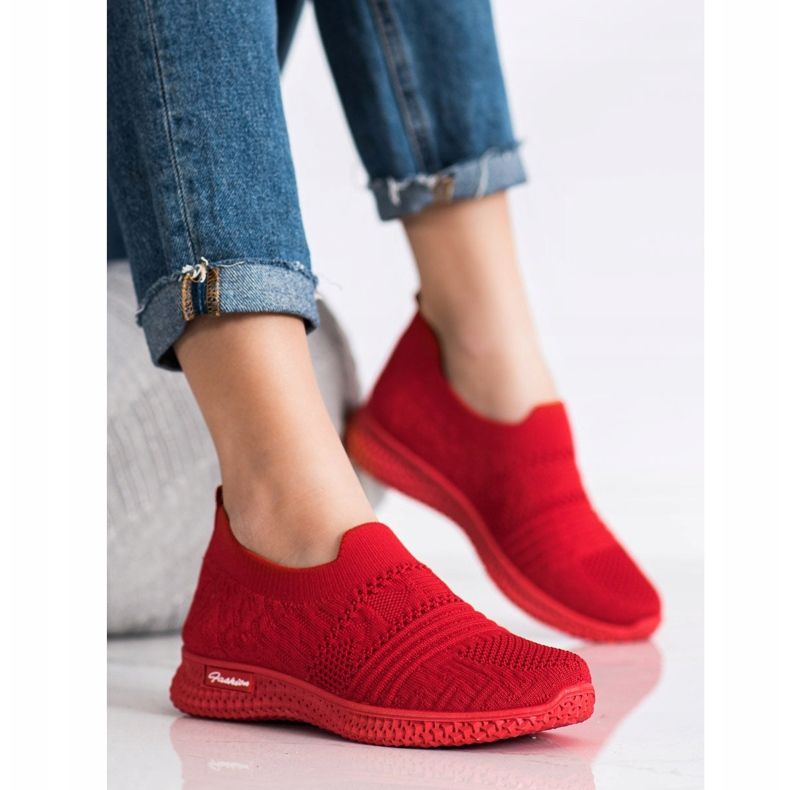 MCKEYLOR Red Slip-On Sneakers röd 1