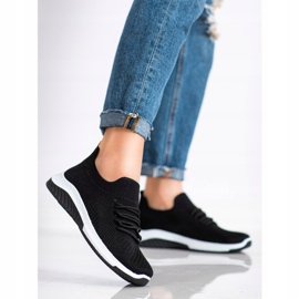 Camo Openwork svarta sneakers 1