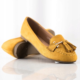 Kayla Trendiga loafers gul 1