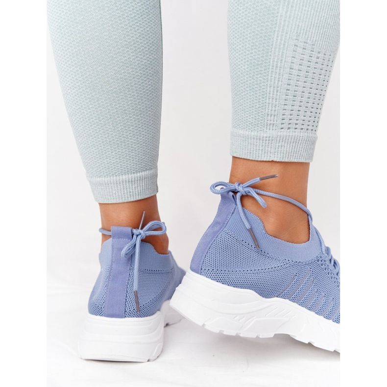 PS1 Kvinnors sportskor Sneakers Blue Ruler vit blå 1