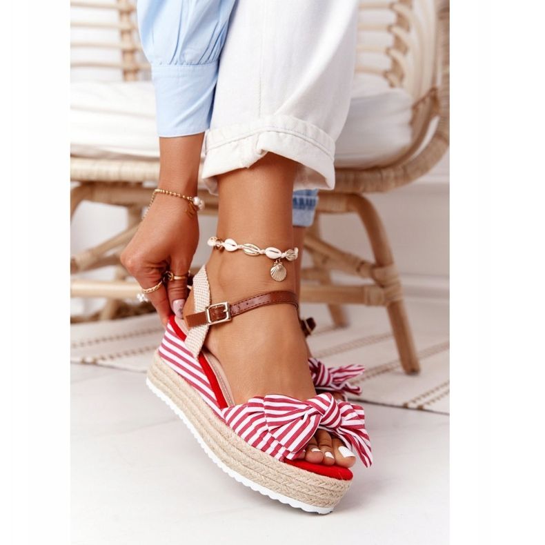 PG1 Wedge-sandaler i Röda havet-stil La Isla Bonita vit mångfärgad 2