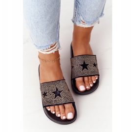 EVE Svarta Edie -tofflor med gummi 1