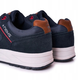 NEWS Herr sportskor Sneakers Marinblå Fabian 1