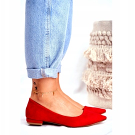 EVE Ballerinor för kvinnor i Spitzmocka Red Westley röd 2