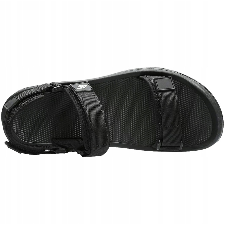 Mäns sandaler 4F djupsvarta H4L21 SAM001 20S 1