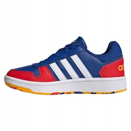 Adidas Hoops 2.0 Jr FY7016 skor marinblå blå 1