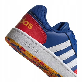 Adidas Hoops 2.0 Jr FY7016 skor marinblå blå 2