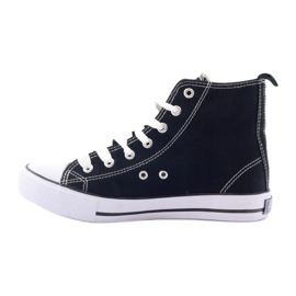 American Club LH02 high-top sneakers svarta vit 2