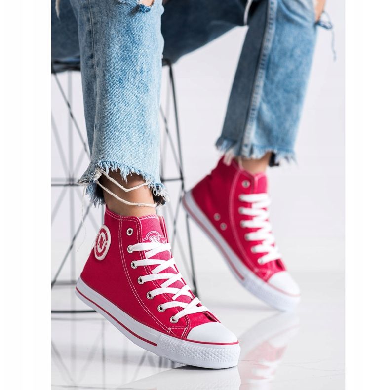 New Age High Sneakers rosa 1