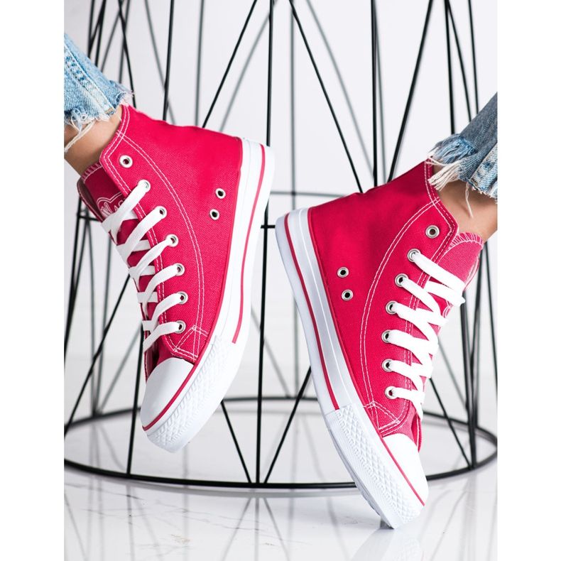 New Age High Sneakers rosa 2