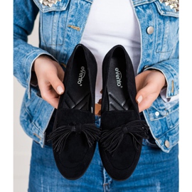 Evento Mocka herrar med fransar svart 2