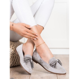 Evento Mocka herrar med fransar grå 2