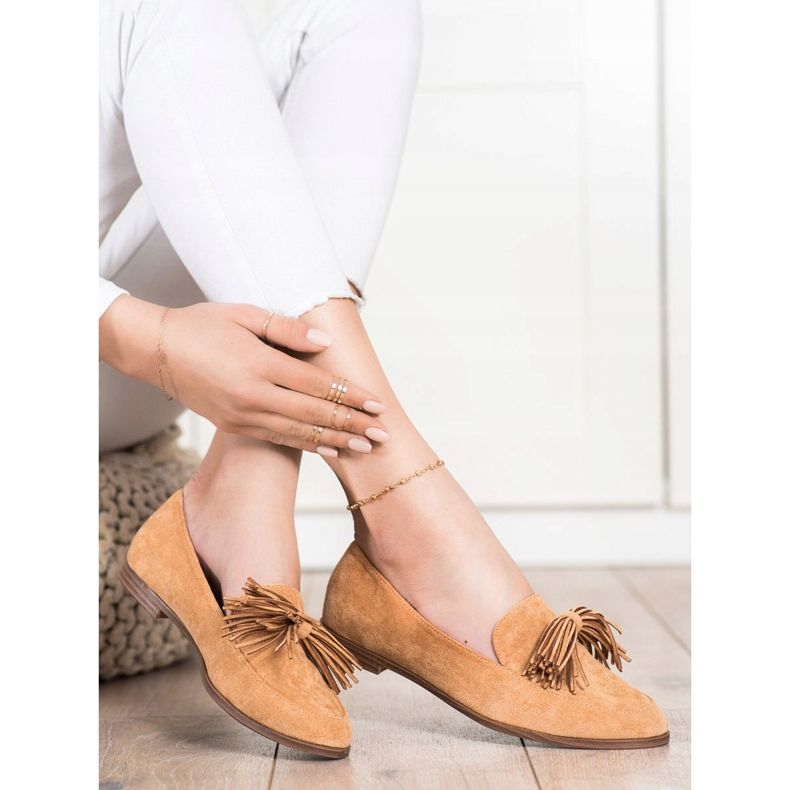 Evento Mockaherrar med fransar brun 2