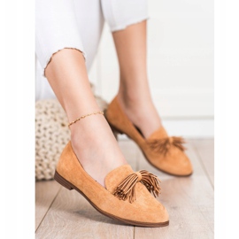 Evento Mockaherrar med fransar brun 1