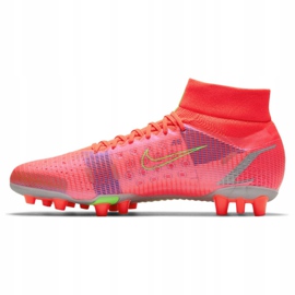 Nike Superfly 8 Pro Ag M CV1130-600 fotbollsskor korall röd 1