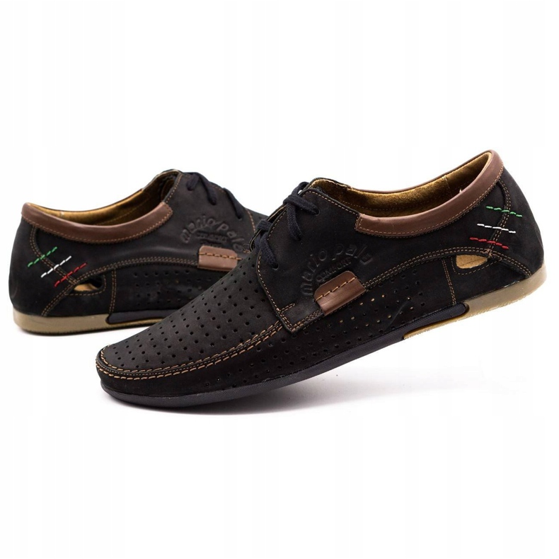 Olivier Mäns OpenWork Läderskor 563 Svart brun 3