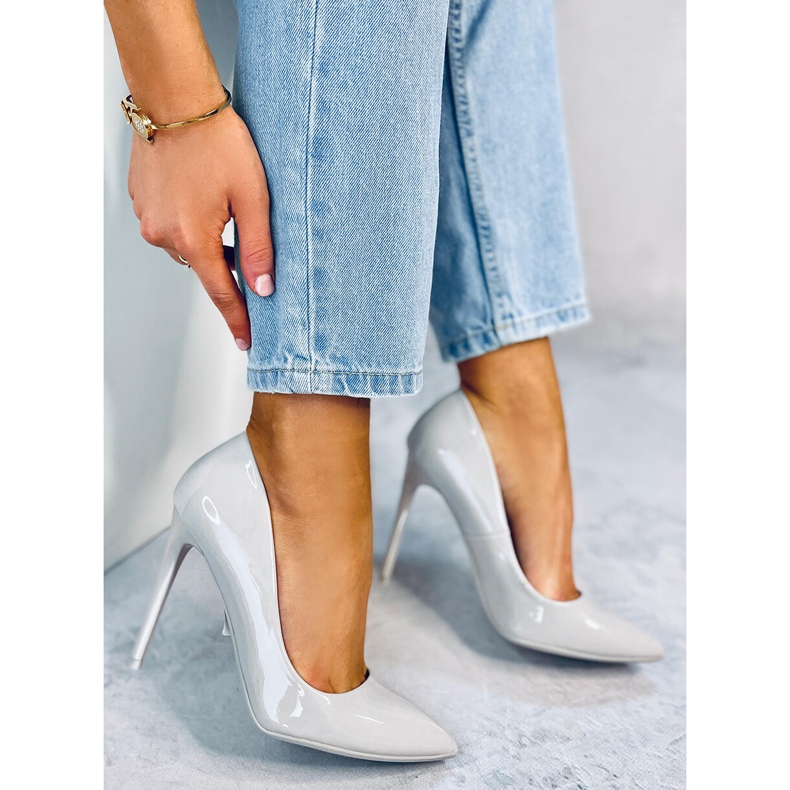 Grå Kvinnors grå stilettor NF-50P Grå 1