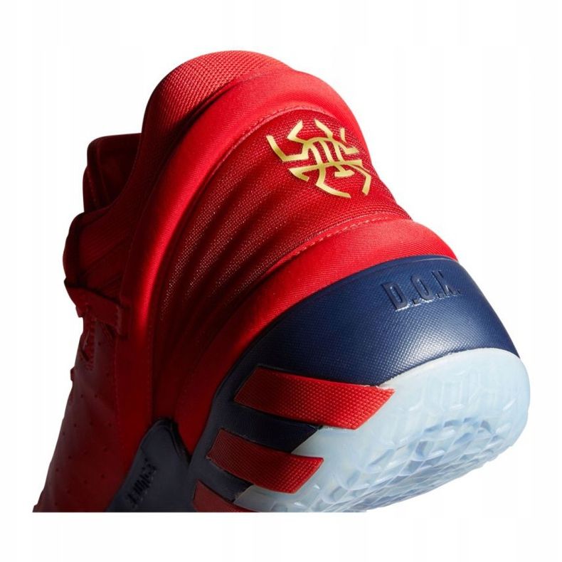 Adidas DON Issue # 2 M FX6519 basketskor mångfärgad röd 2