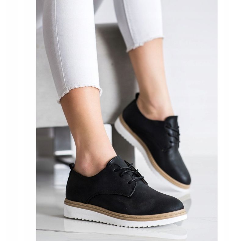 SHELOVET Casual svarta skor 1