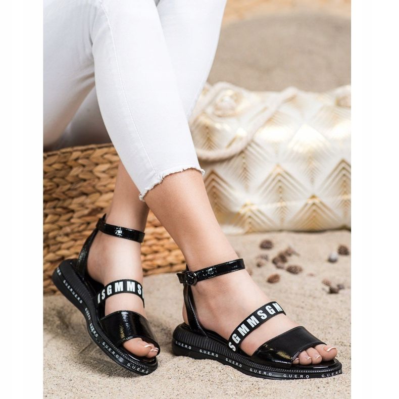 Filippo Svarta mode sandaler 1