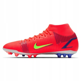 Nike Superfly 8 Academy Ag M CV0842-600 fotbollsskor mångfärgad röd 1