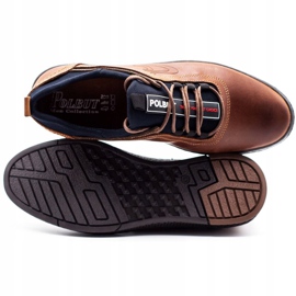 Polbut Herrläderskor avslappnad K24 -kamel brun 1