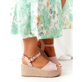 Big Star Kile Sandaler Med Flätad Stor Stjärna FF274749 Naken rosa 3