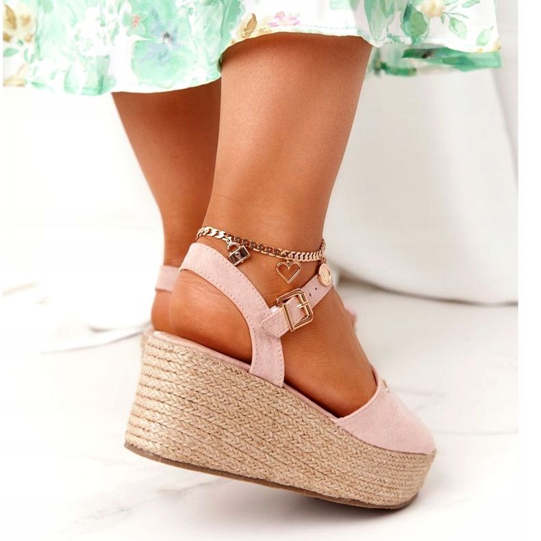 Big Star Kile Sandaler Med Flätad Stor Stjärna FF274749 Naken rosa 4