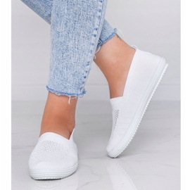 Djupvita öppen slip -on sneakers 1