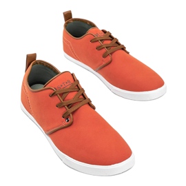 Orange Adrianos sneakers för män 1