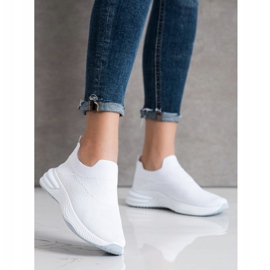 SHELOVET Slip-on sneakers vit 1