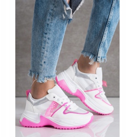 SHELOVET Sneakers Med Mesh Mode Skor vit 1