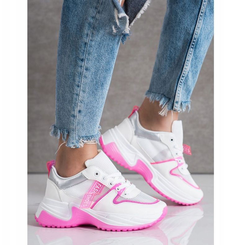 SHELOVET Sneakers Med Mesh Mode Skor vit 1