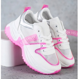 SHELOVET Sneakers Med Mesh Mode Skor vit 2