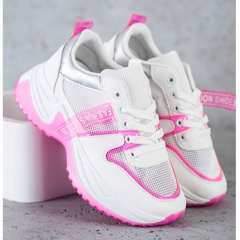 SHELOVET Sneakers Med Mesh Mode Skor vit 2