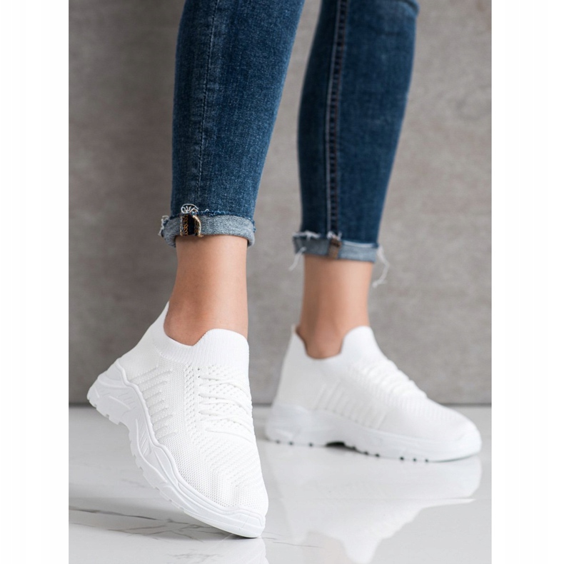 Sweet Shoes Casual Slip On Sneakers vit 2