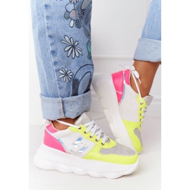 Kvinnors sportskor på plattformen lu boo vit mångfärgad 1