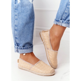 Espadrilles på halmsula Lu Boo Beige 1