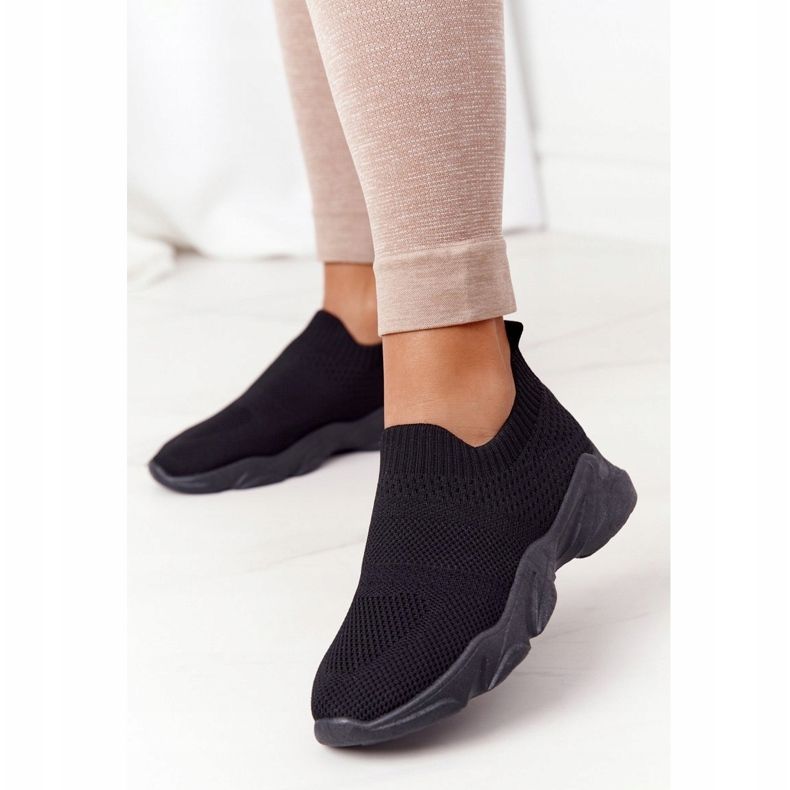 PS1 Kvinnors sportskor Slip-on Black Yoga Class svart 1