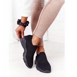 PS1 Kvinnors sportskor Slip-on Black Yoga Class svart 2