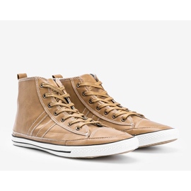 Beige sneakers för män Colten 1