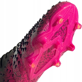 Adidas Predator Freak.1 L Fg M FW7244 fotbollsskor vit, svart, rosa svart 2
