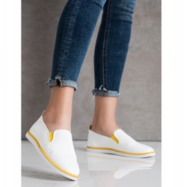 Sun Color Eco Leather Slipons vit 1