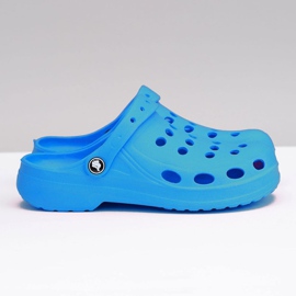 Flameshoes Dam Tofflor Eva Blue Foam Crocs blå 1