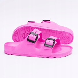 Flameshoes Ljusrosa trädgårds tofflor för kvinnor 1