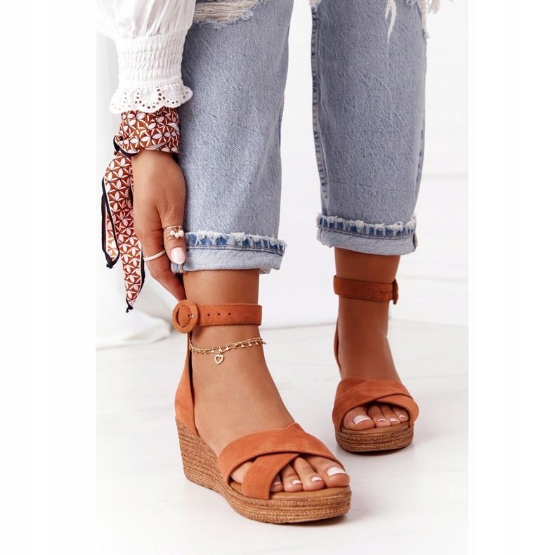 Mockaskinnsandaler Maciejka 04565-29 Röd brun 2