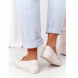 S.Barski Damskor i skinn S. Barski 97630 Ecru 2