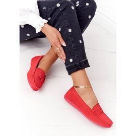 Dam mocka loafers Big Star HH274668 Coral röd 1