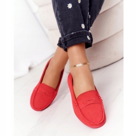 Dam mocka loafers Big Star HH274668 Coral röd 2